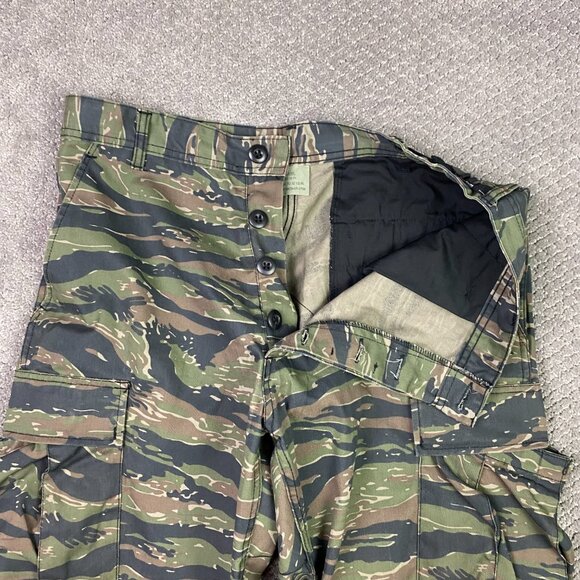 US Army Tiger Stripe Pants Men's Medium Camo Military Rothco BDU Cargo - Picture 9 of 16